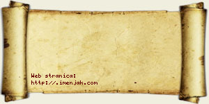 Jelena Kovač vizit kartica